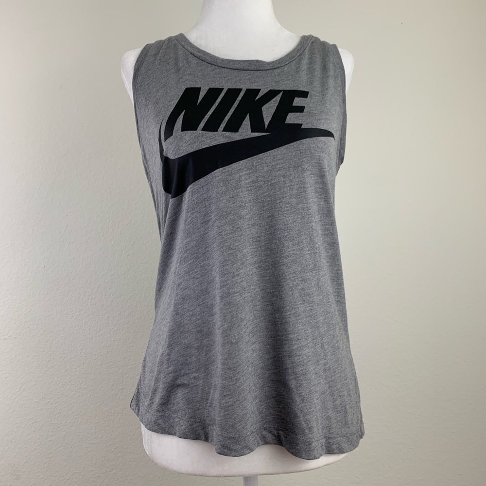 Nike Heathered Grey Racerback Tank